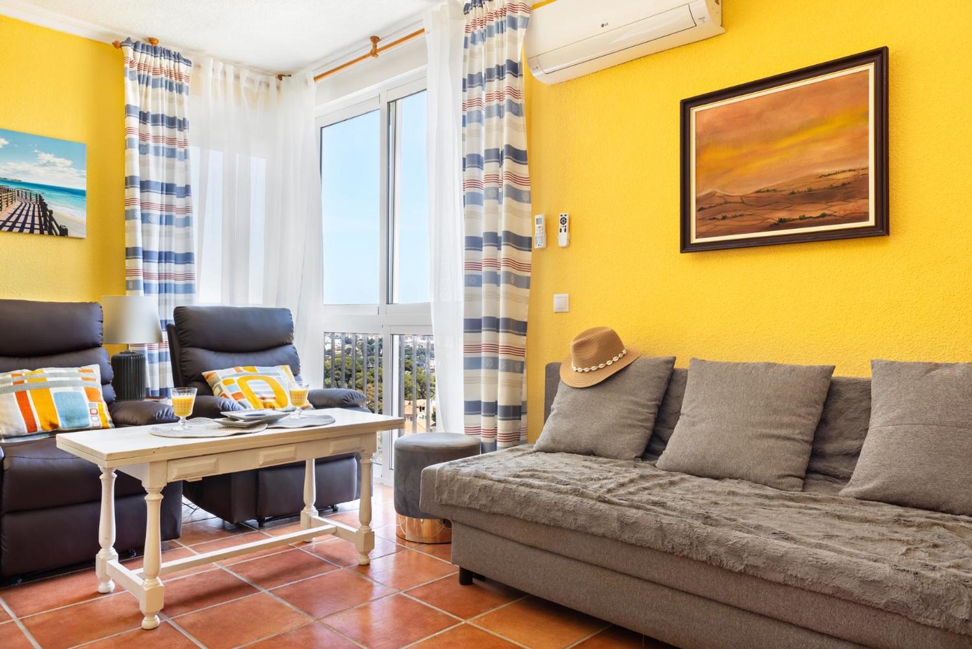 Cosy, Seaview Apartment, Close To Beach And Bars -Edificio Rhin 坎波阿莫 外观 照片