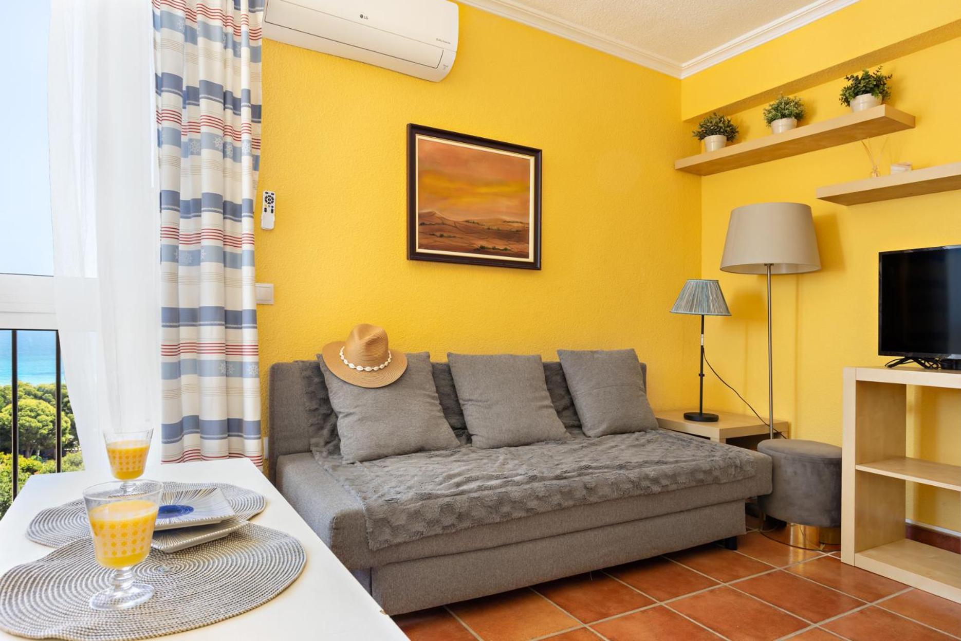 Cosy, Seaview Apartment, Close To Beach And Bars -Edificio Rhin 坎波阿莫 外观 照片